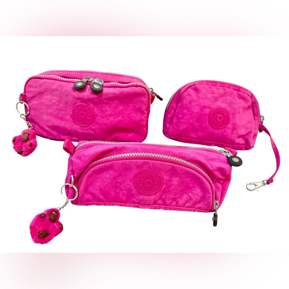 KIPLING Girl SET LOT Backpack Travel Bag Lunch Box Pencil Case School Supply - Picture 9 of 15
